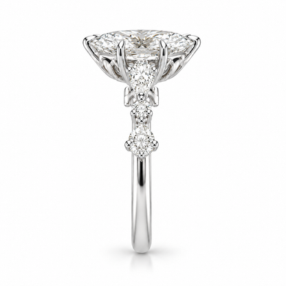 Marquise Pear Round sides