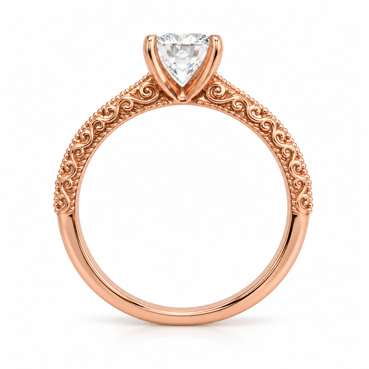 Surface Prong Pave Set