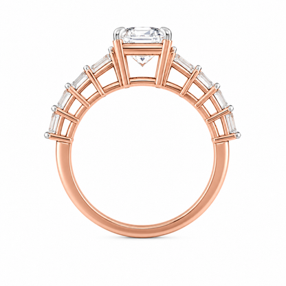 Round Scaloop Pave Set