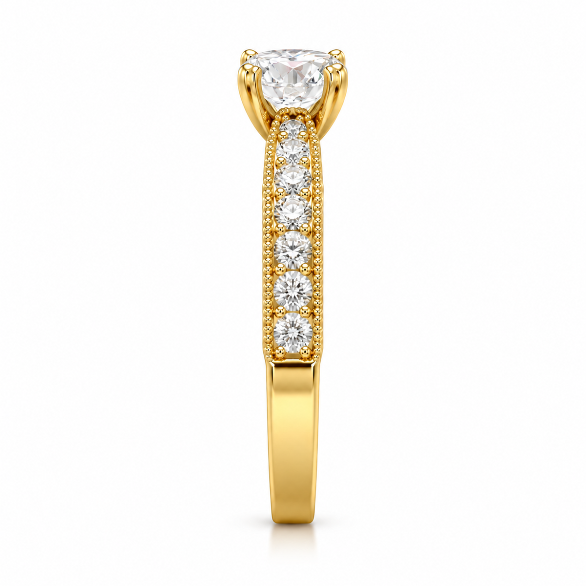 Surface Prong Pave Set