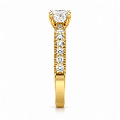 Surface Prong Pave Set