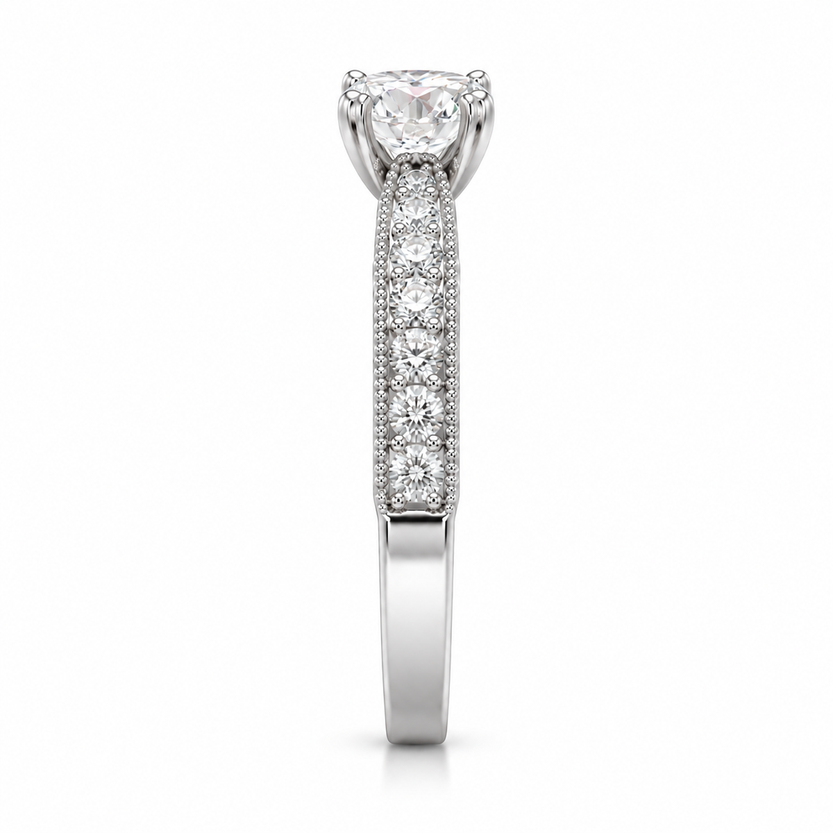 Surface Prong Pave Set