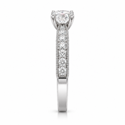 Surface Prong Pave Set