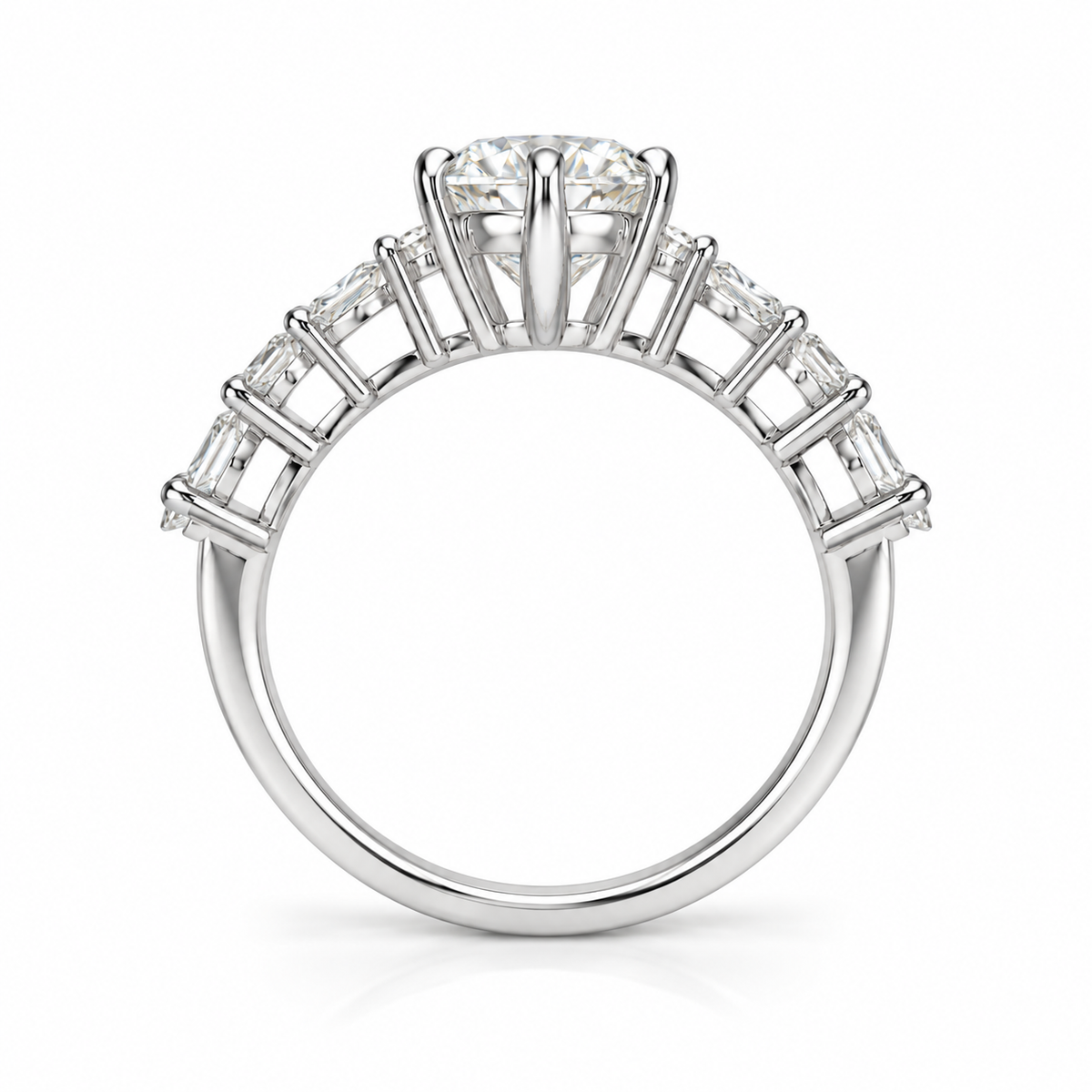 Marquise Pear Round sides
