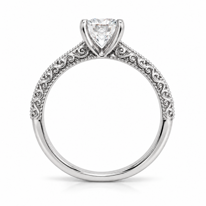 Surface Prong Pave Set