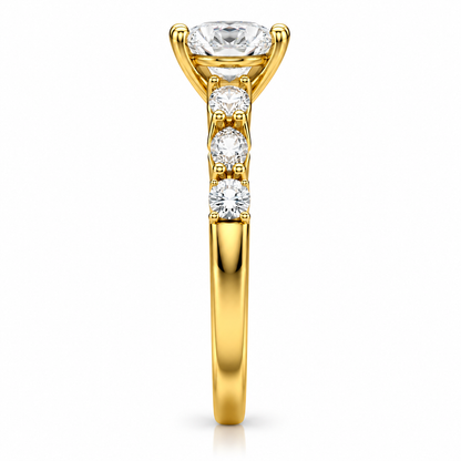 Radiant Round Marquise sides
